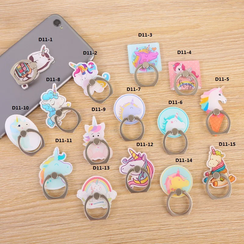 Юбки пачки радужной расцветки в форме единорога мобильный телефон стенд