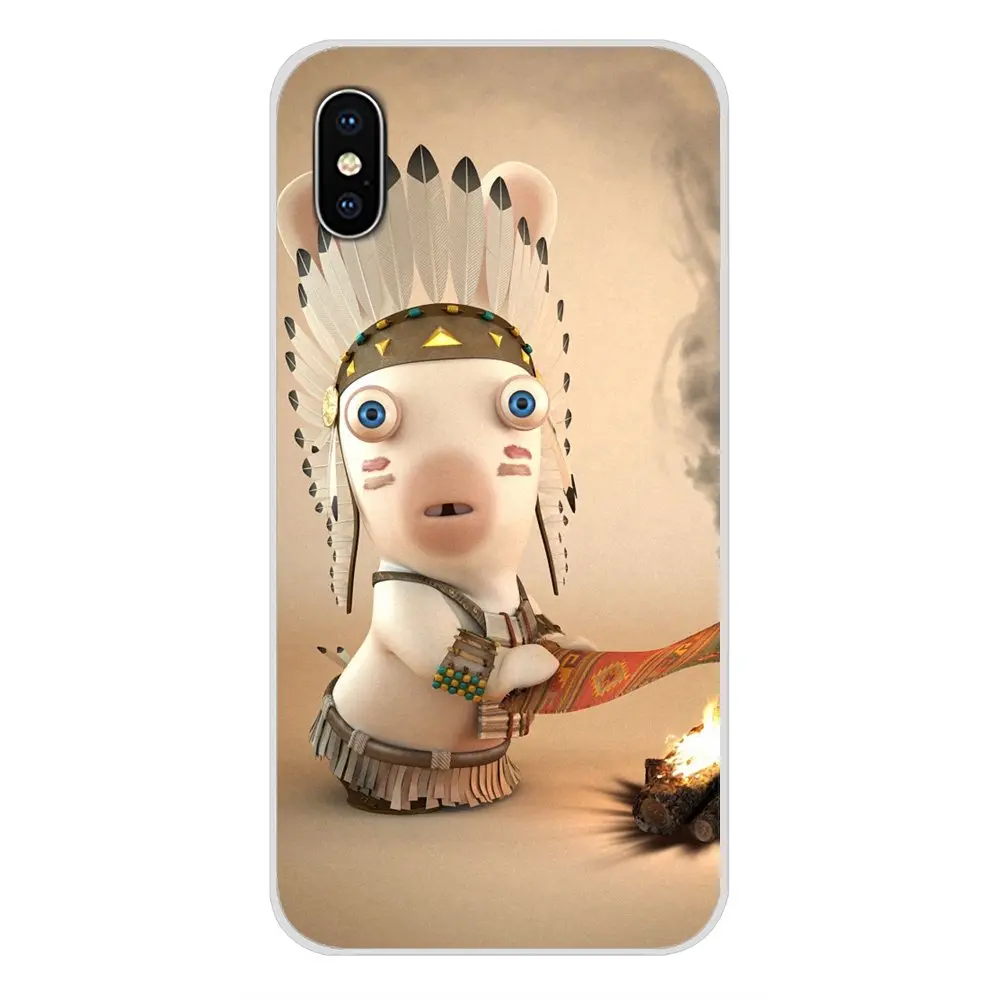 Симпатичные Rayman Raving Rabbids аксессуары Чехлы для Xiao mi 4 5 5s 6 A1 A2 5X6X8 9 Lite SE Pro Max Mix 2 3 2S |