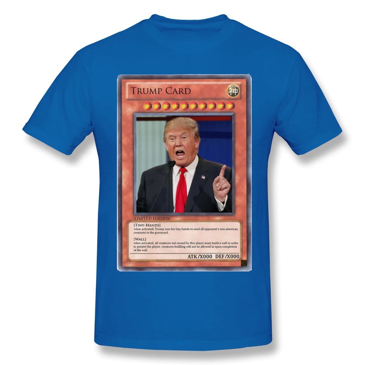 Мужские футболки Yu Gi Oh с изображением карты Трампа забавная хлопковая Футболка