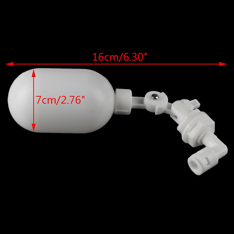

Hot! Water Tank 1/2'' 3/4'' Inch White Plastic Adjustable Auto Fill Float Ball Valve Water Control Switch For Water Tower 1pc