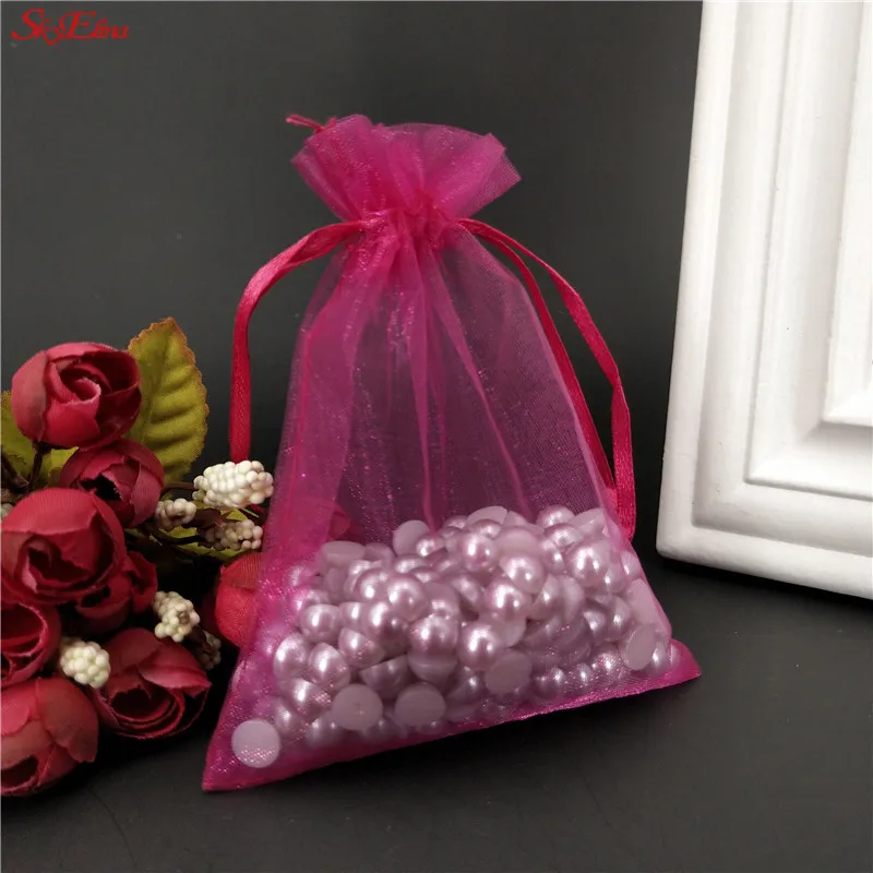 Мешочки из органзы для украшений упаковочные пакеты детских подарков конфет