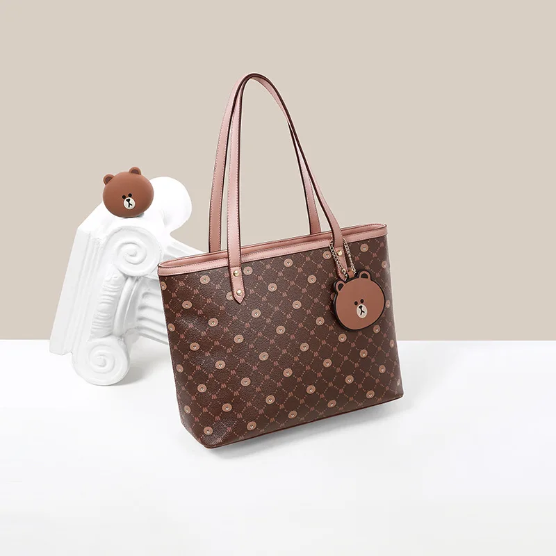 

Line Friends Brown Autumn Winter New Bag Women's Fashion Shoulder Bag