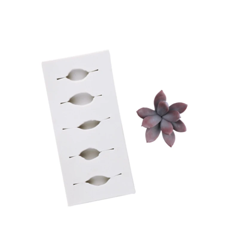 Силиконовая форма для суккулентов Украшение Тортов из помадки искусственные