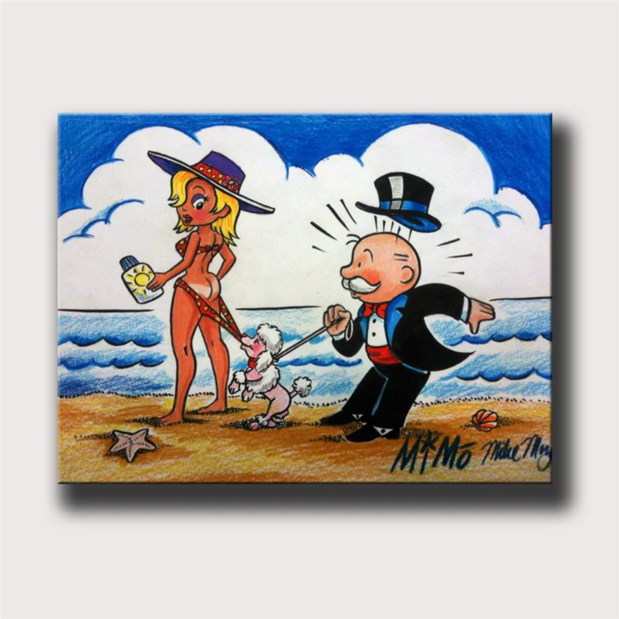 Алек монополии Красота HD настенный художественный холст с печатью постера