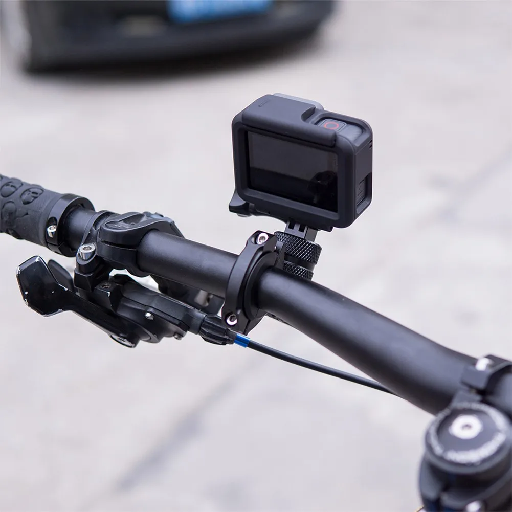 

360 Degree Rotation Bicycle Camera Holder Handlebar Mirror Mount Bike Bracket Multi-Angle Bicycle Bike Handlebar Mount