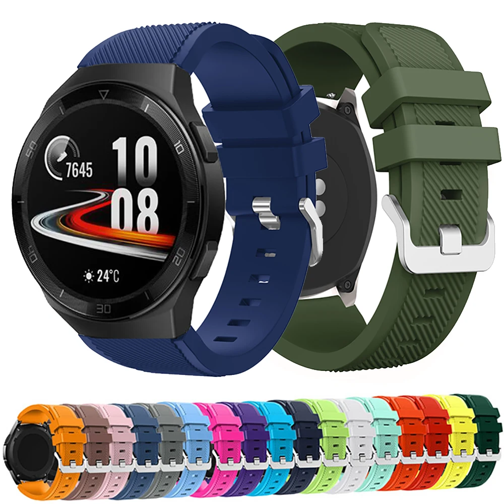 Для Huawei gt2e ремешок для Honor magic Watch 2 46 мм huawei watch GT 2e браслет 22 сменный силиконовый