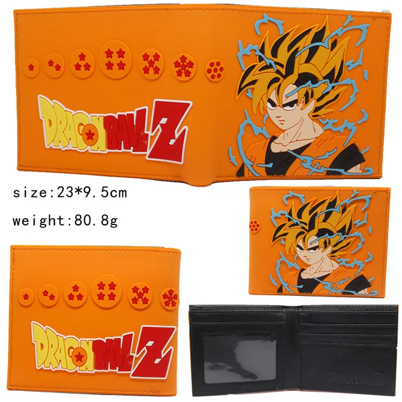 Мужские кошельки аниме dragon ball Z goku кошелек для кредитных карт ID с окошком на молнии с карманом для монет для мальчиков - Цвет: DBZ-11