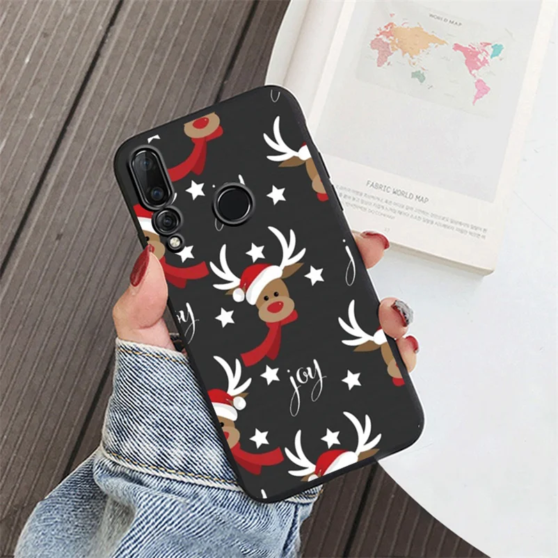 Рождественский новогодний чехол для huawei P20 Lite Case P Smart P30 P8 P9 P10 mate 10 20 30 Lite Pro Nova 3 3i 4 5 TPU чехол