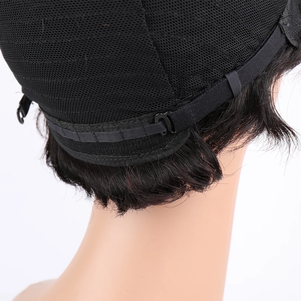 

Berry Hair Finger Wave Wig Pixie Cut Human Hair Wig Short Wigs for Black Women Human Hair