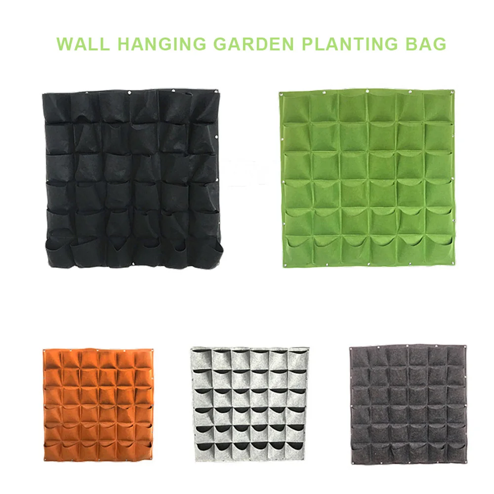

Wall Hanging Planting Bags Vertical Garden Planter Pocket Home Decor Plant Grow Bag for Indoor Outdoor Balcony ,villa