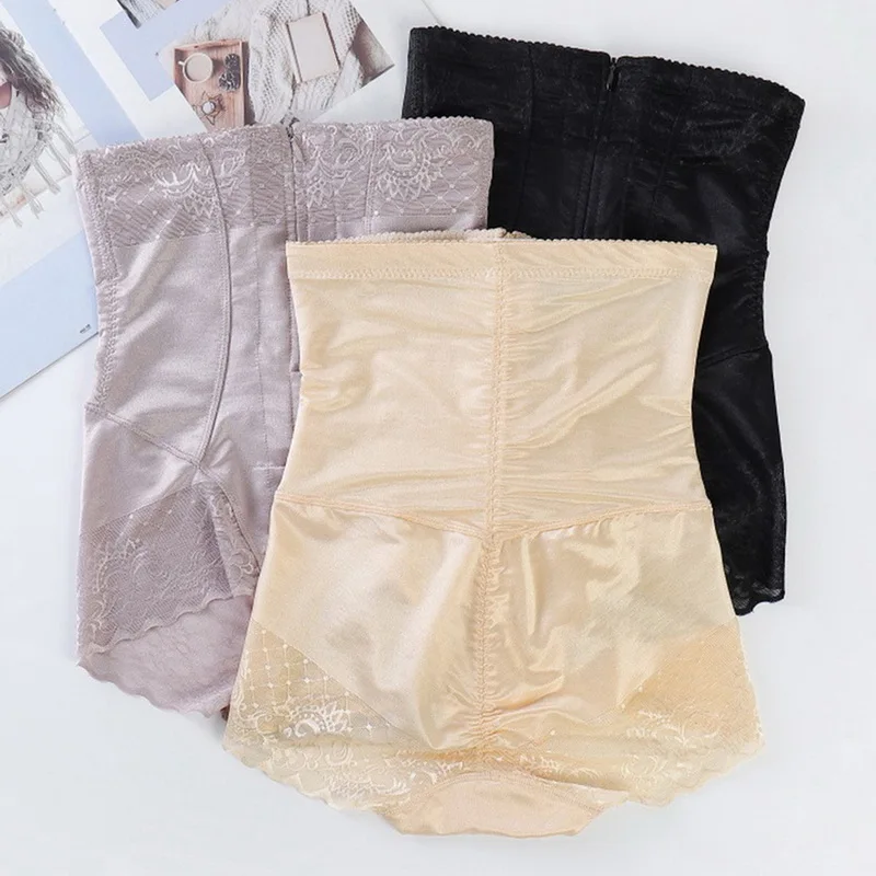 

Women Shaper Trainer High Waist Body Zip Panties Tummy Belly Control Slimming Wholesale Shapewear Girdle Underwear Fast Shipping