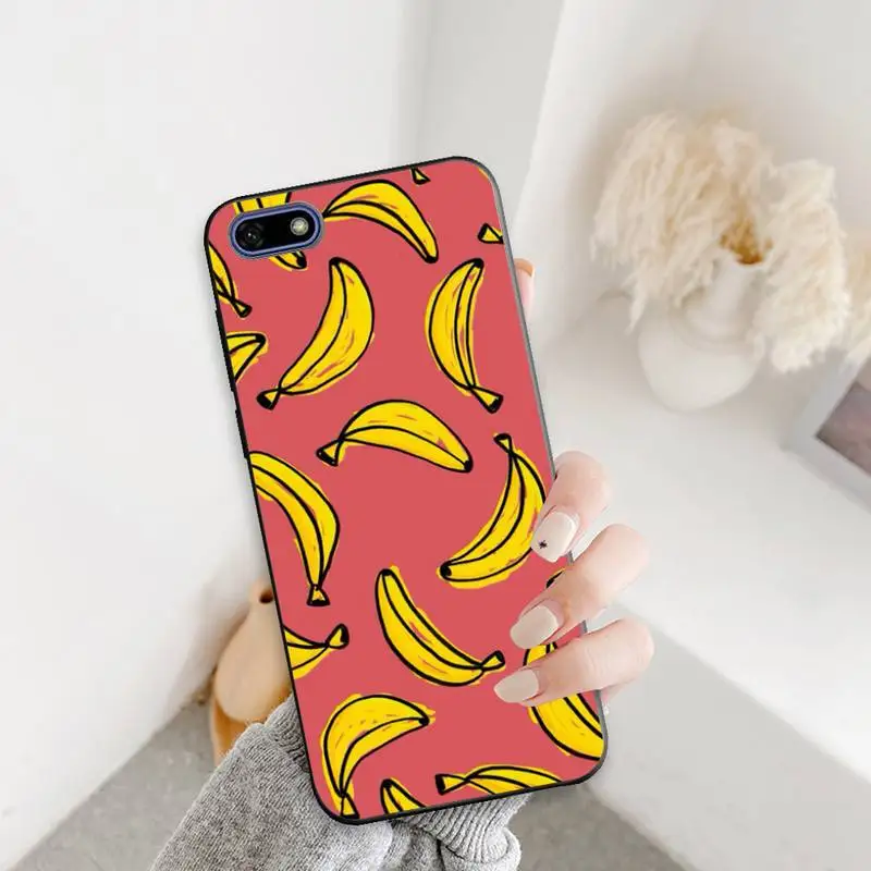 

Cartoon Cute Fruit Yellow Banana Phone Case for redmi note10 9 8 pro 6A 4X 7 7A 8A smart 5Plus 4 5 7 8T cover coque