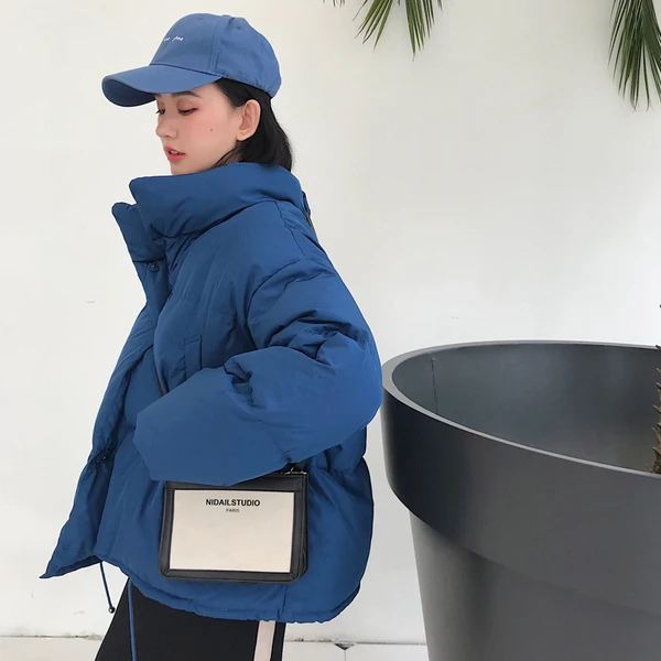 PinkyIsBlack 2019 мода плюс размер 2XL пуховики женские зимние пальто короткие плотные