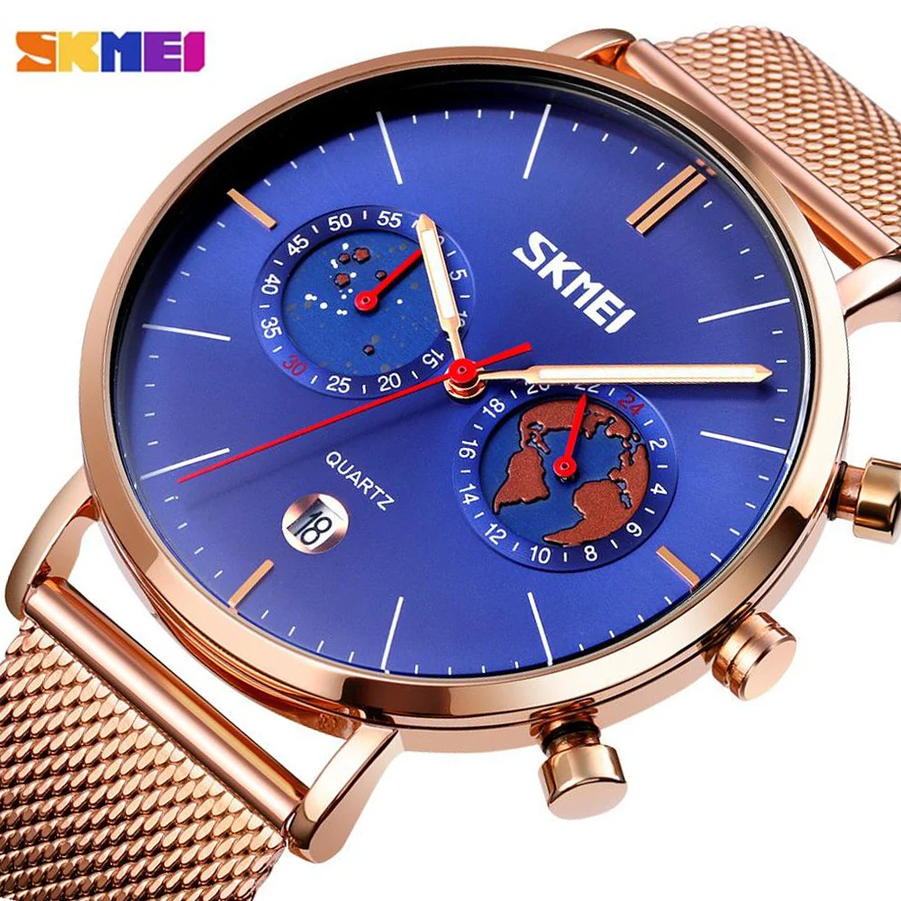 

SKMEI Quartz movement Waterproof Calendar Stopwatch Men's watches 2020 Top Brand Male Clock Wrist Watch reloj hombre 9231