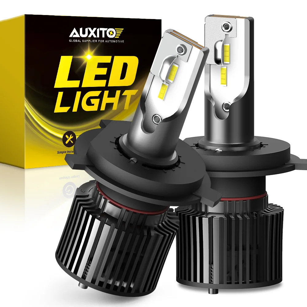 2 шт. AUXITO 16000LM 50 Вт H1 H4 светодиодный лампы фар автомобиля турбо H7 H11 H8 HB4 HB3 9005 фары