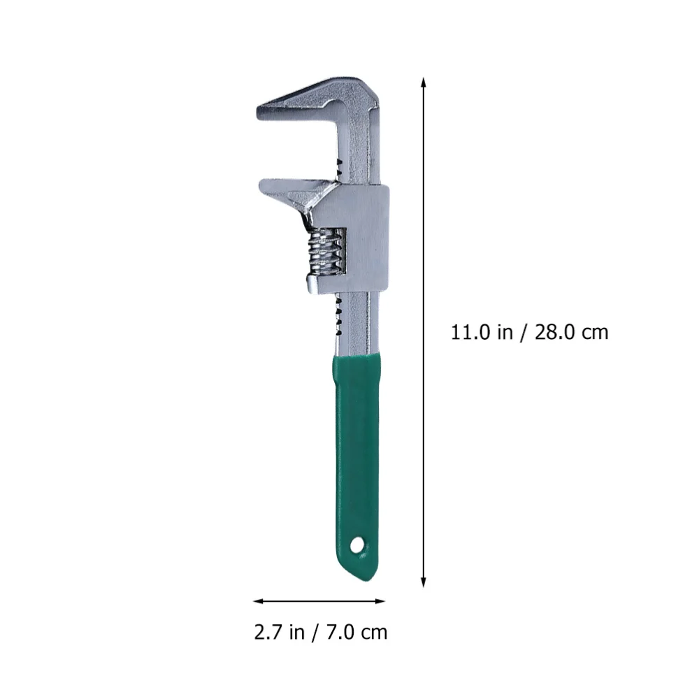 

1pc F-shaped Right Angle Wrench Pliers Steel Spanner Plumbing Hand Tool