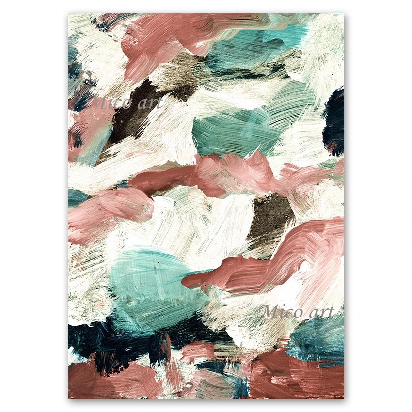 

Cheap Canvas Wall Art 100% Hand Painted Heavily Textured Abstract Acrylic Artwork Oil Painting No Frame Canvas Wall Picture