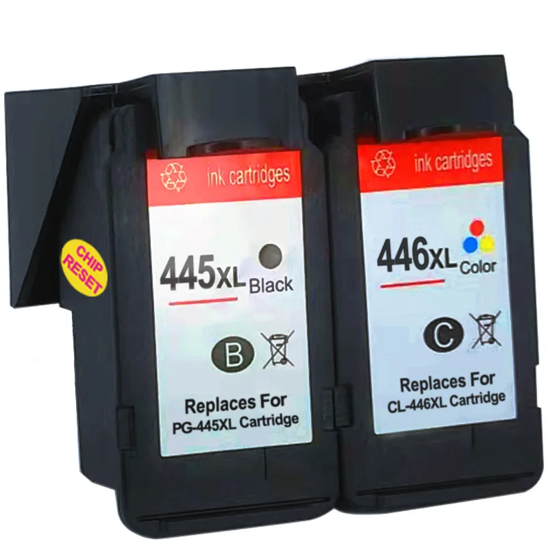 Чернильный картридж Hicor для Canon PG-445 PG445XL CL446XL iP2840 MG2440 MG2540 MG2940 MX494 TS204 TS304 TS3140 TR4540 |