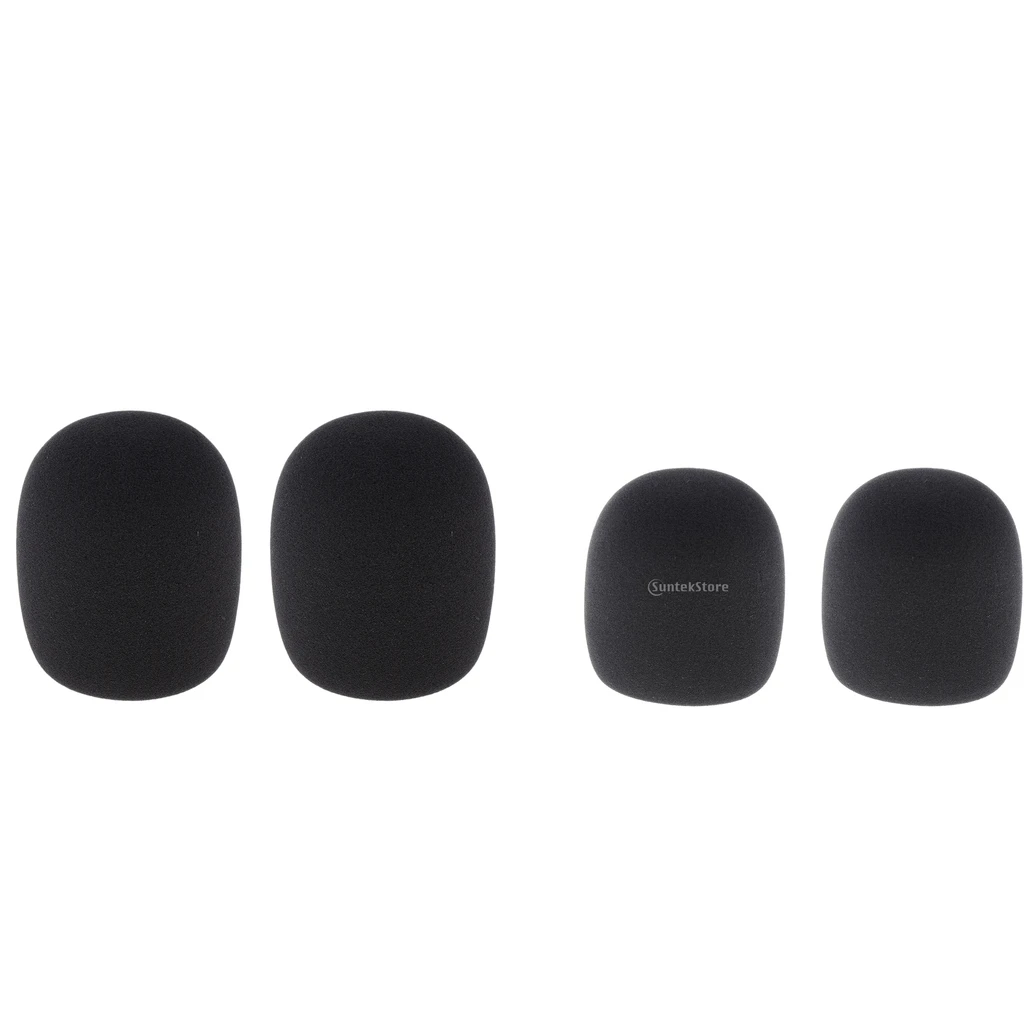 

2Pieces Large Microphone Foam Cover Mic Windscreen for Recording Equipment