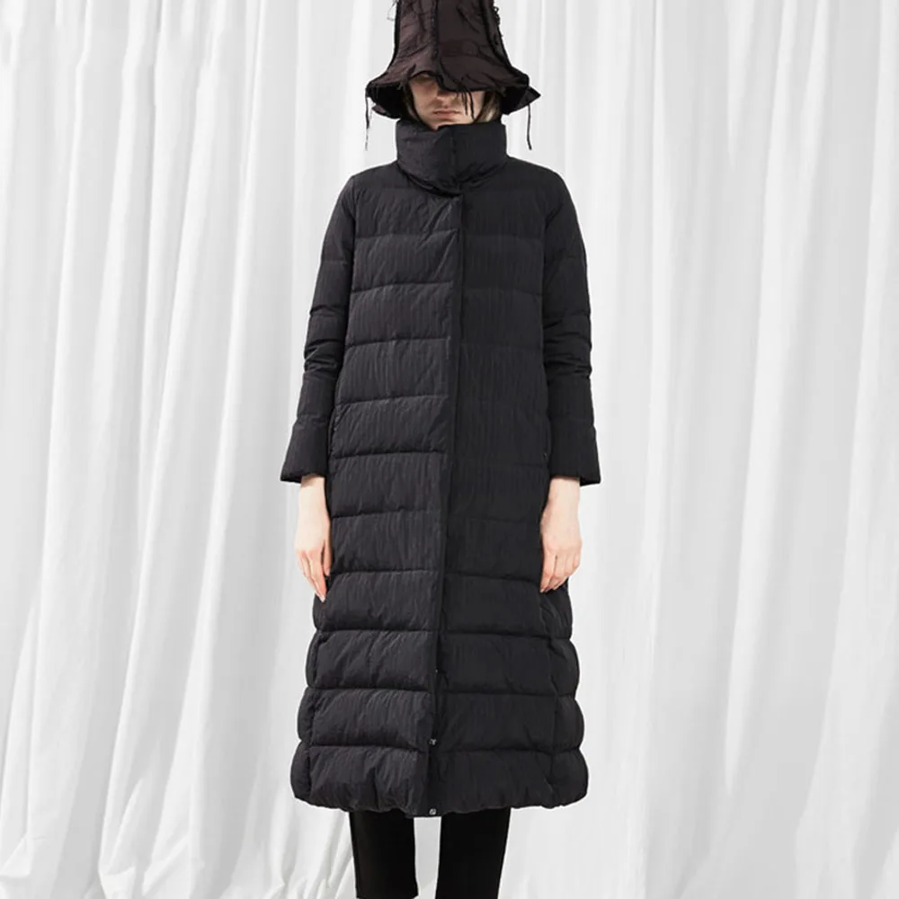 Зимняя Новинка 2019 модная женская черная куртка с хлопковой подкладкой теплая