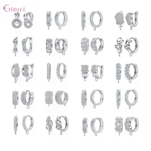 Оптовая продажа, Новое поступление, 925 пробы, серебряные модные подвески, высокое качество, цирконы, серьги аксессуары, серьги ручной работы