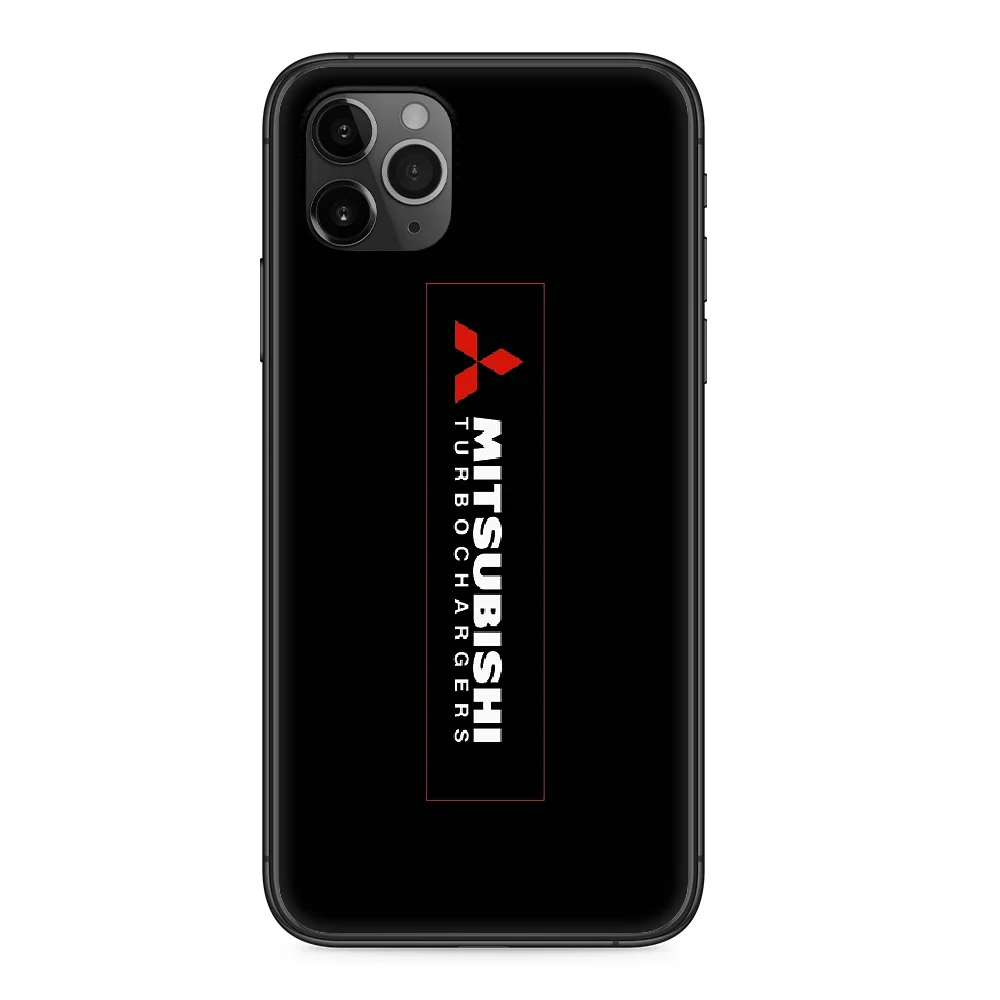 

Mitsubishi Racing car Phone case For iphone 4 4s 5 5S SE 5C 6 6S 7 8 plus X XS XR 11 PRO MAX 2020 black bumper art hoesjes 3D
