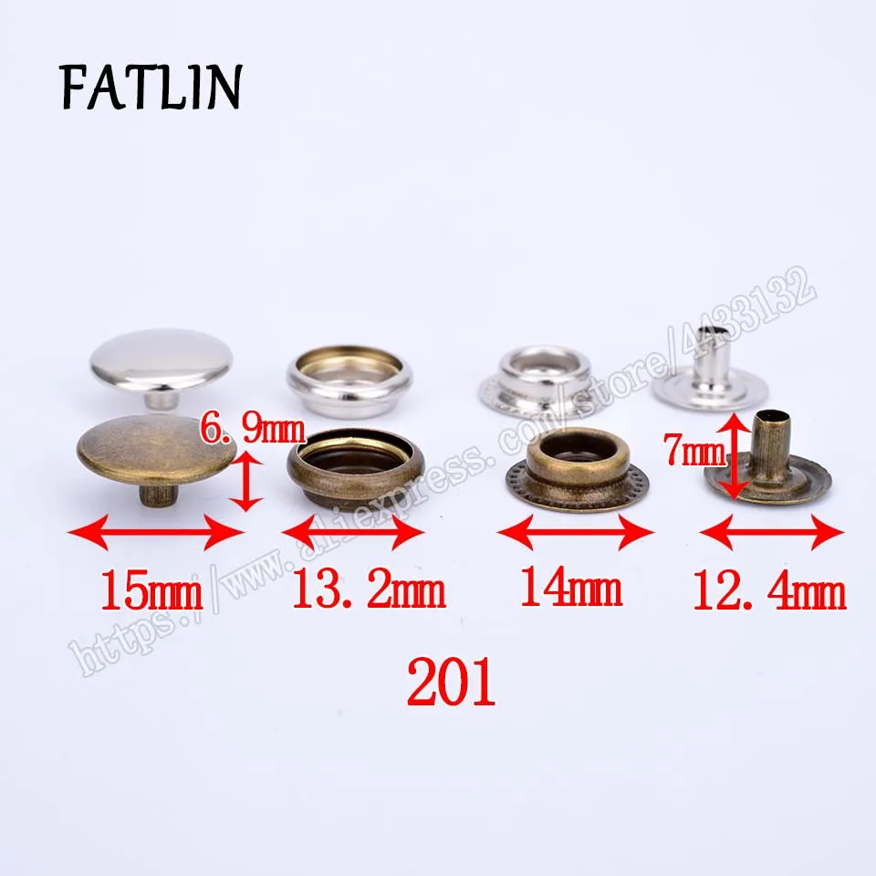 Металлическая формочка с пряжкой FATLIN 201 203 инструмент кнопками для установки DIY