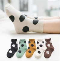 5pairslot kids children socks 1 12year fashion dot baby boys girls socks
