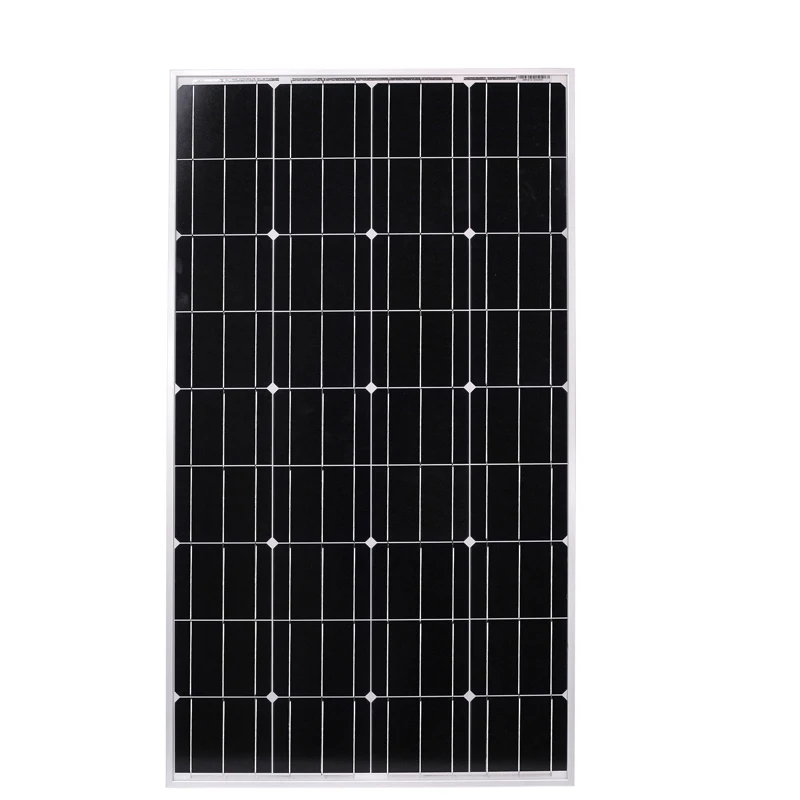 12 В солнечная панель 100 Вт 120 Вт powerbank солнечное зарядное устройство 18 в фотогальванический солнечный элемент монокристаллическая Кремниевая солнечная панель Китай для дома