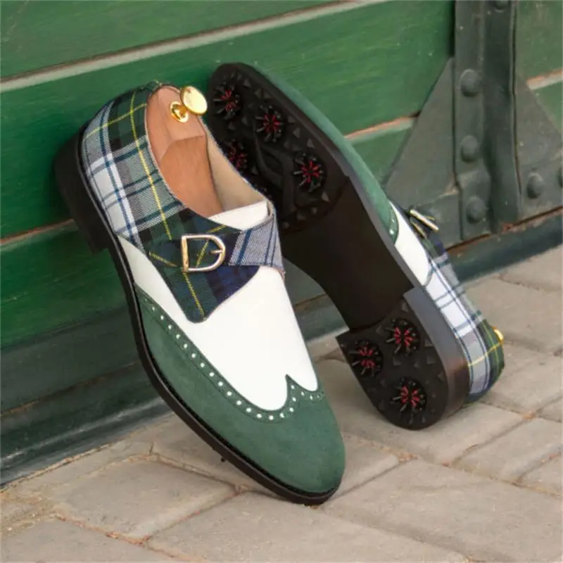

Men's Pu Leather Patchwork Fashion Dress Shoes Promotional Slippers Retro Classic Men Casual Zapatos De Hombre HC381