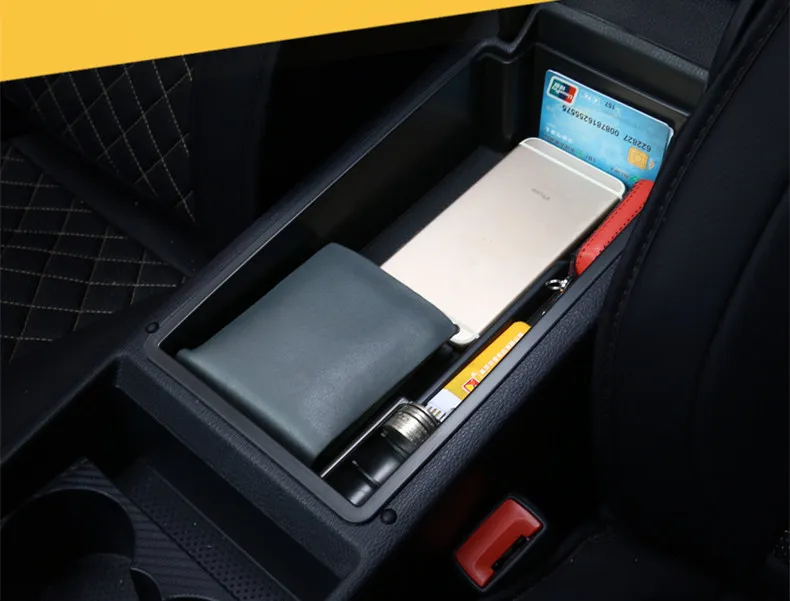 Ящик для хранения в подлокотнике автомобиля центральной консоли Организатор