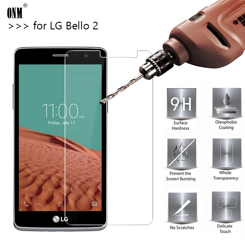 2.5D 0 26 мм 9H Премиум Закаленное стекло для LG Bello 2 II/Prime II/LG Max/X155 Защитная пленка