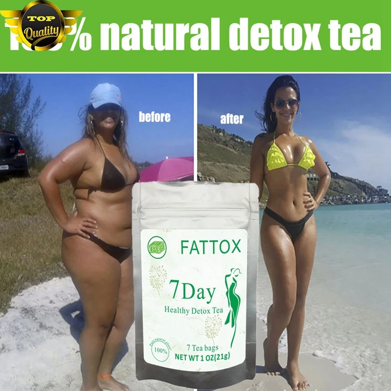 7 дней вечерний и утренний детоксикационный чай жиросжигающий жир для очистки