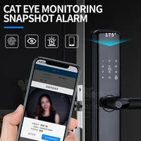 2021 new x1 v cat eye version fingerprint smart lock smart home door lock security intelligent biometric fingerprint locks