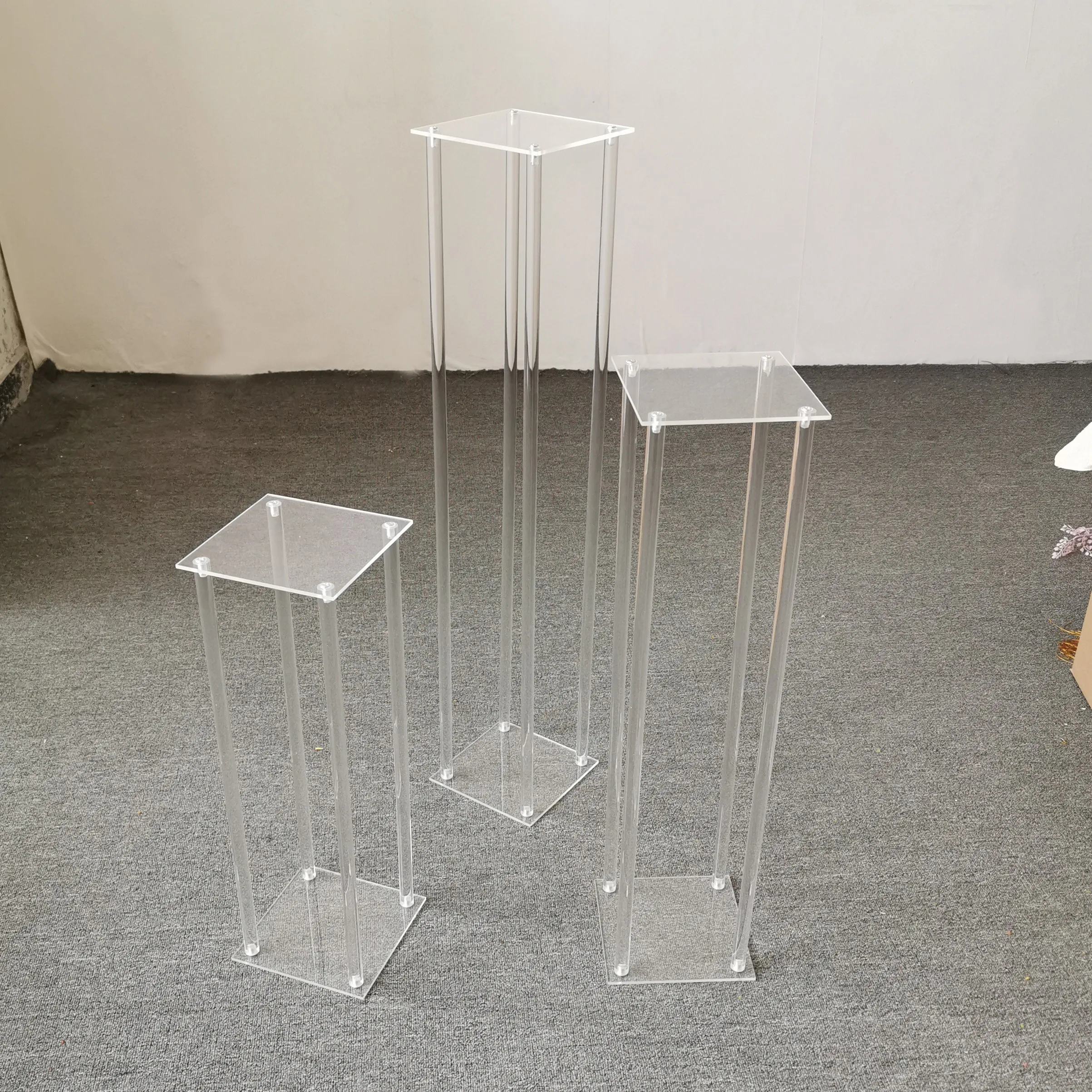 4 шт. акриловый держатель дисплей стойка для свадьбы цветок центральные