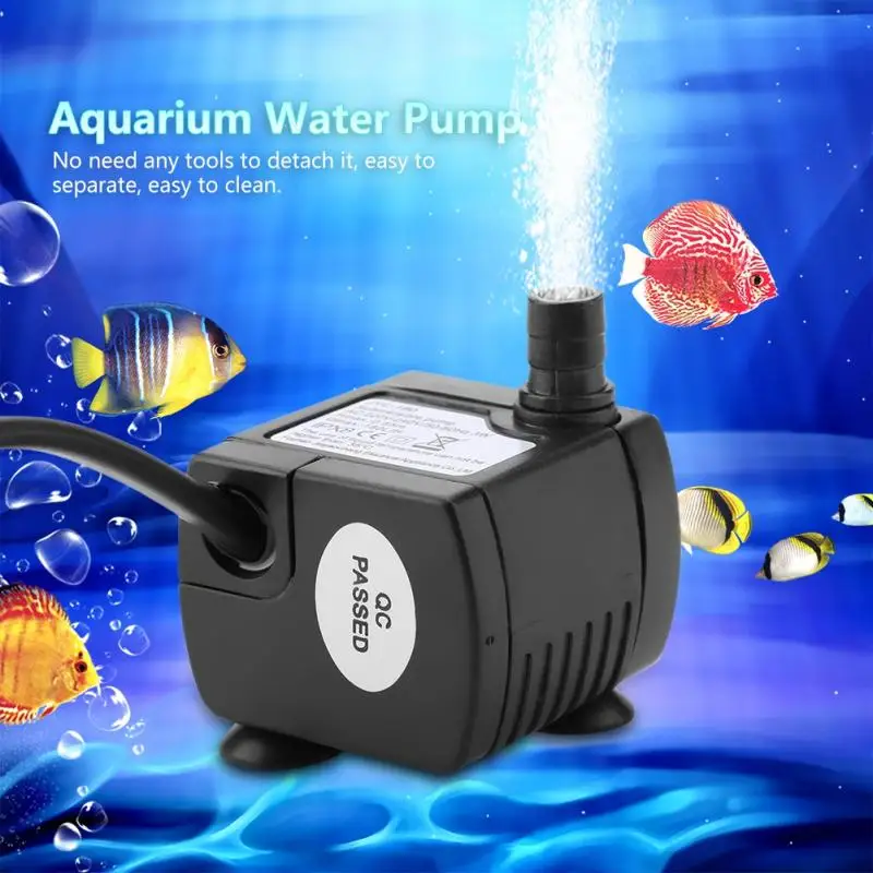 110 V/220 V 3W мини ультра тихий водяной насос погружной для пруда аквариумных рыб танк