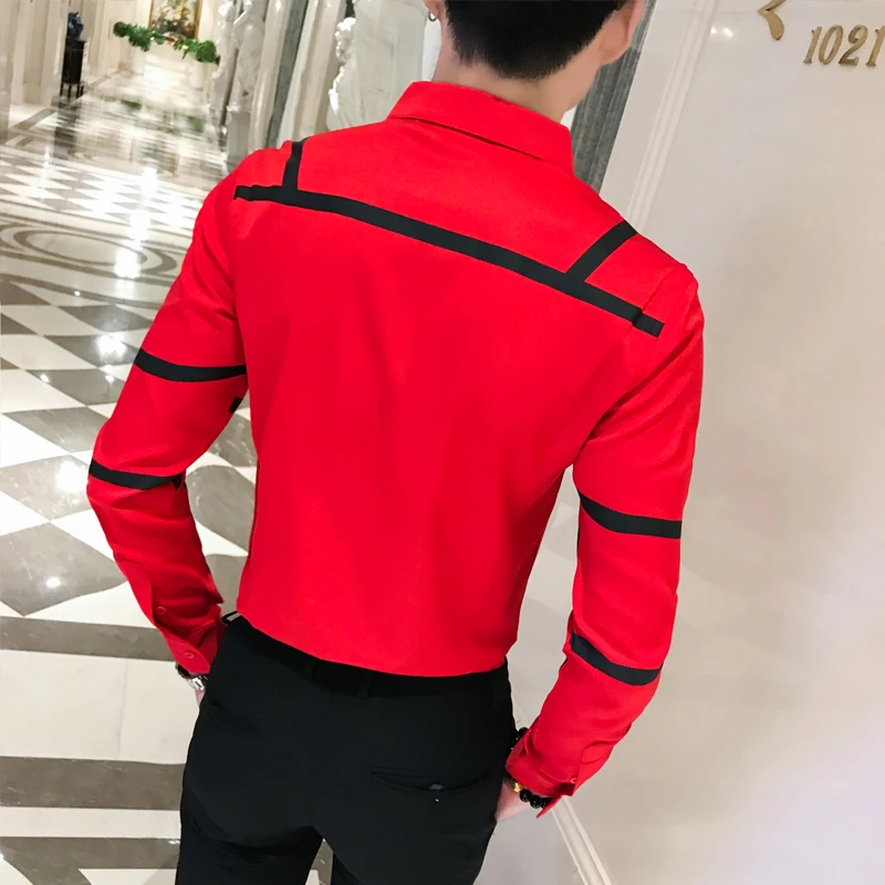 2019 новые стильные мужские весенние рубашки высокого качества из чистого хлопка с