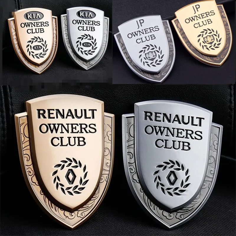 Металлическая 3D Автомобильная наклейка эмблема значок чехол для Honda peugeot Buick Toyota