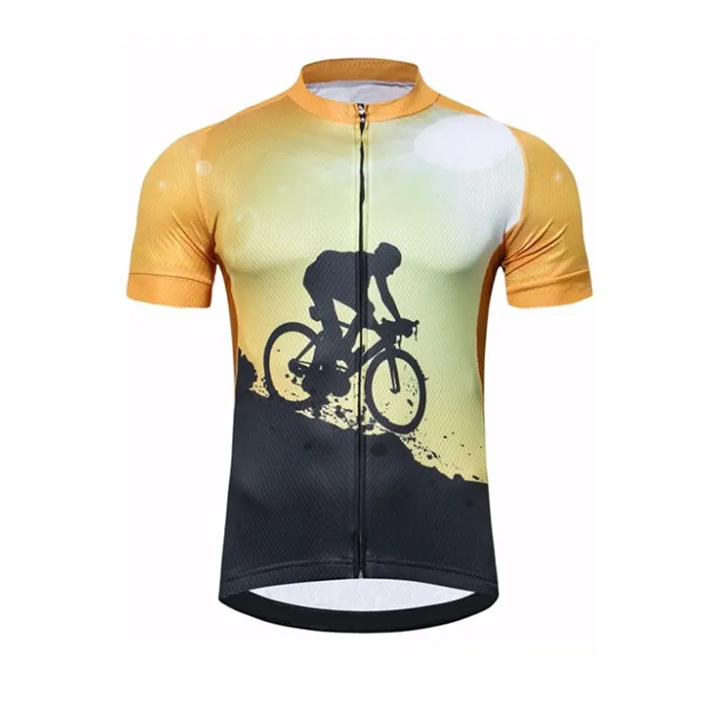 yellow 2 Moxilyn,, унисекс, желтый, зеленый, красный, белый, 4 цвета, топы для велоспорта, короткий рукав, одежда для велоспорта, Летний стиль, MTB, Джерси, рубашка - Цвет: yellow 2