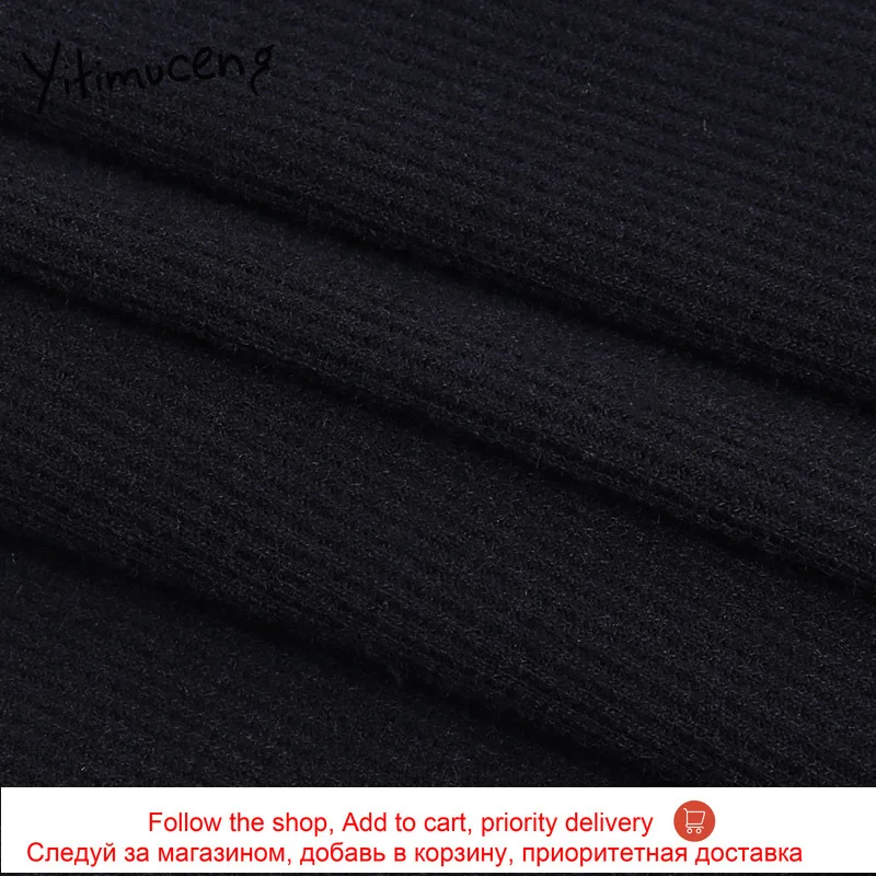 

Yitimuceng Chain Side Split Spliced Inclined Shoulder Sexy Dress Holiday Sheath Black Summer 2021 Long Sleeve Dresses New