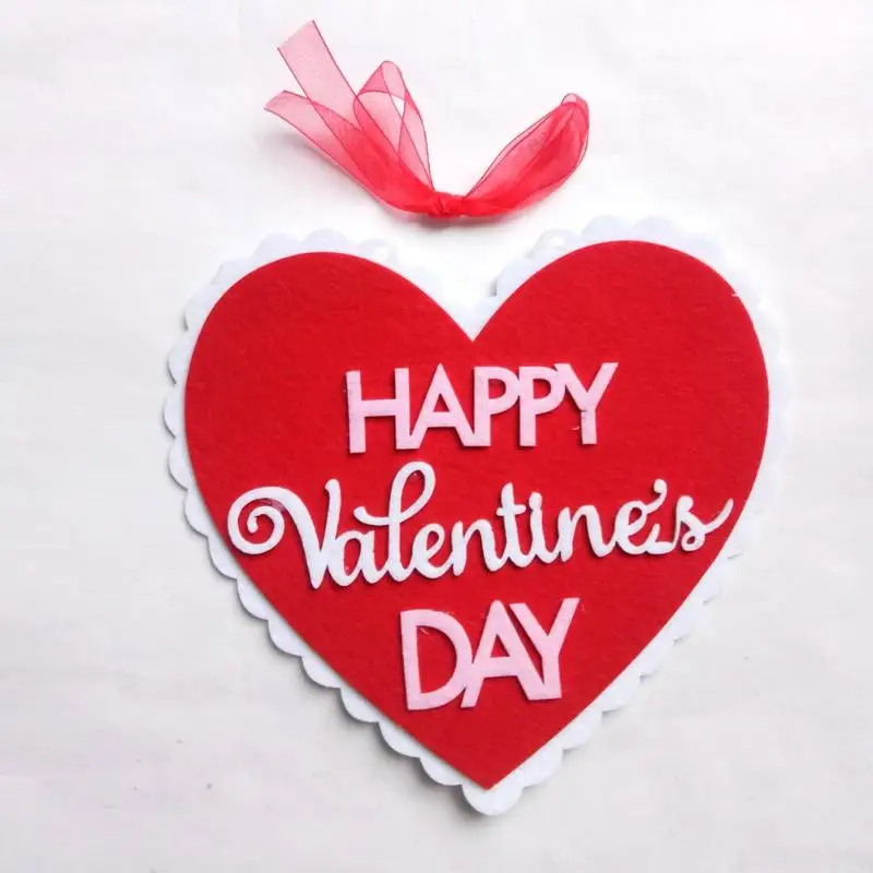 Счастливый День святого Валентина нетканый материал настенная доска таблички