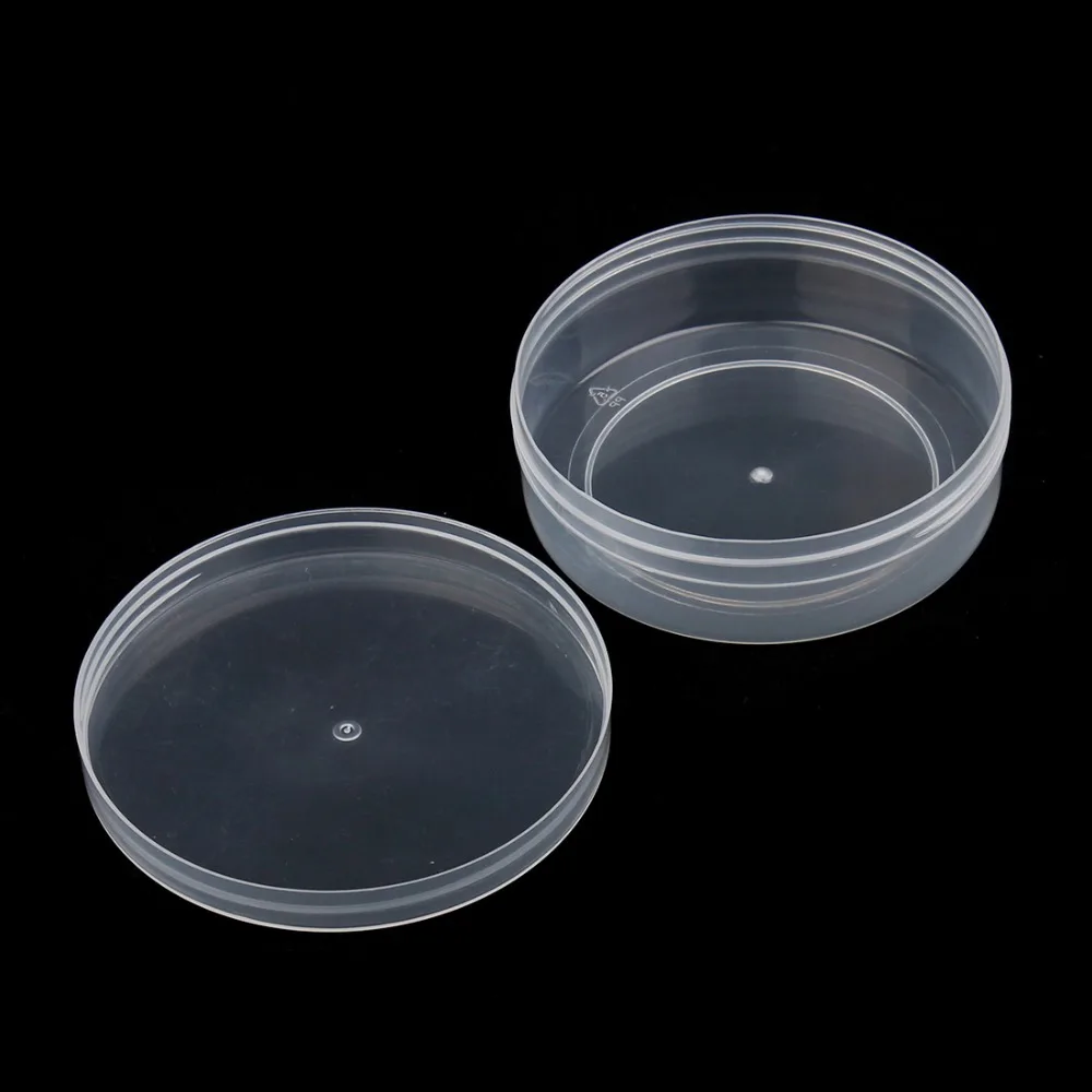 

Round Carrying Cases White Jewelry Storage Boxes Organizer & Packaging for Rings Beads Jewelry Tool Box