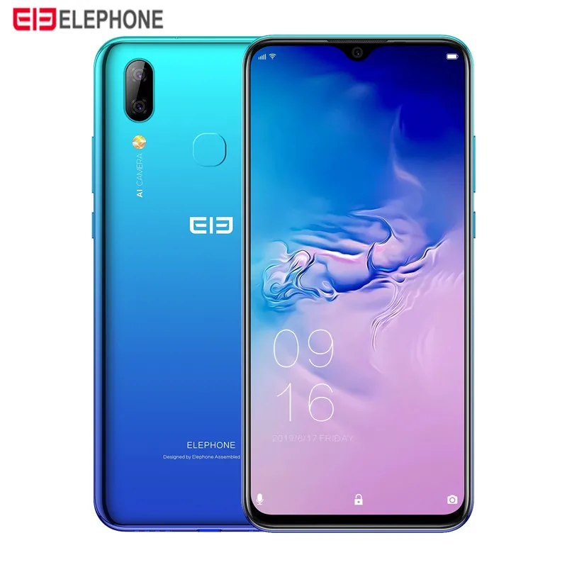 Elephone A6 Max 4G Смартфон Android 9 0 4 Гб Оперативная память 64 Встроенная MT6762V ядра 20MP