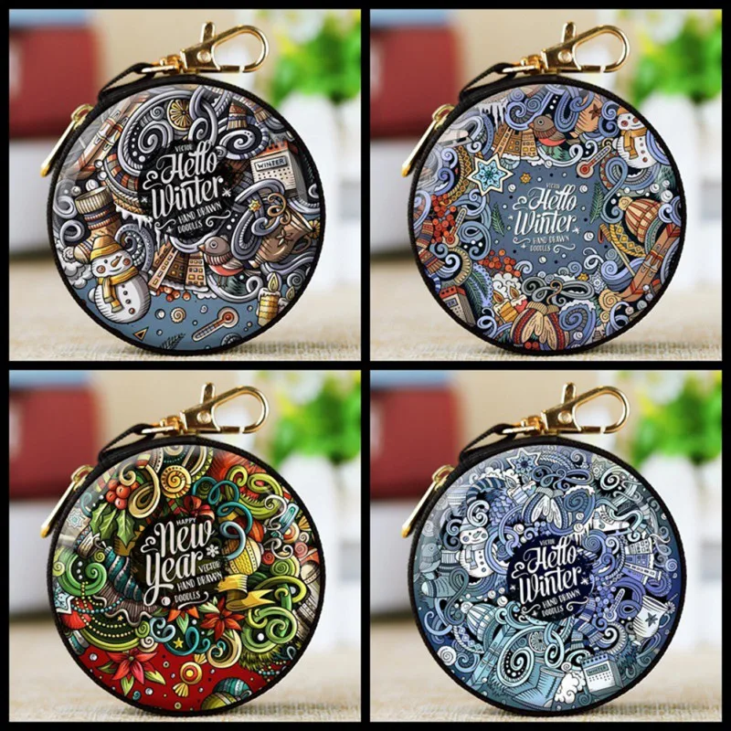 Барокко Рождество Мини жестяная коробка герметичная банка упаковочные коробки