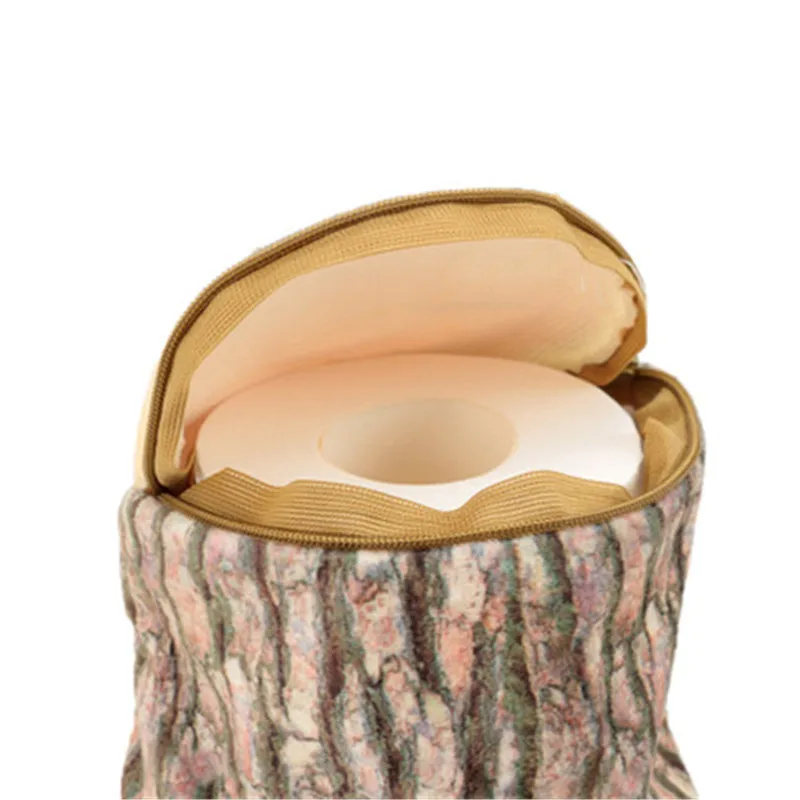 Imitation Tree Bark Tissue Box Napkin Holder Case Paper Towel Cover Short Plush Dispenser Home Kitchen Decor Accessory | Дом и сад