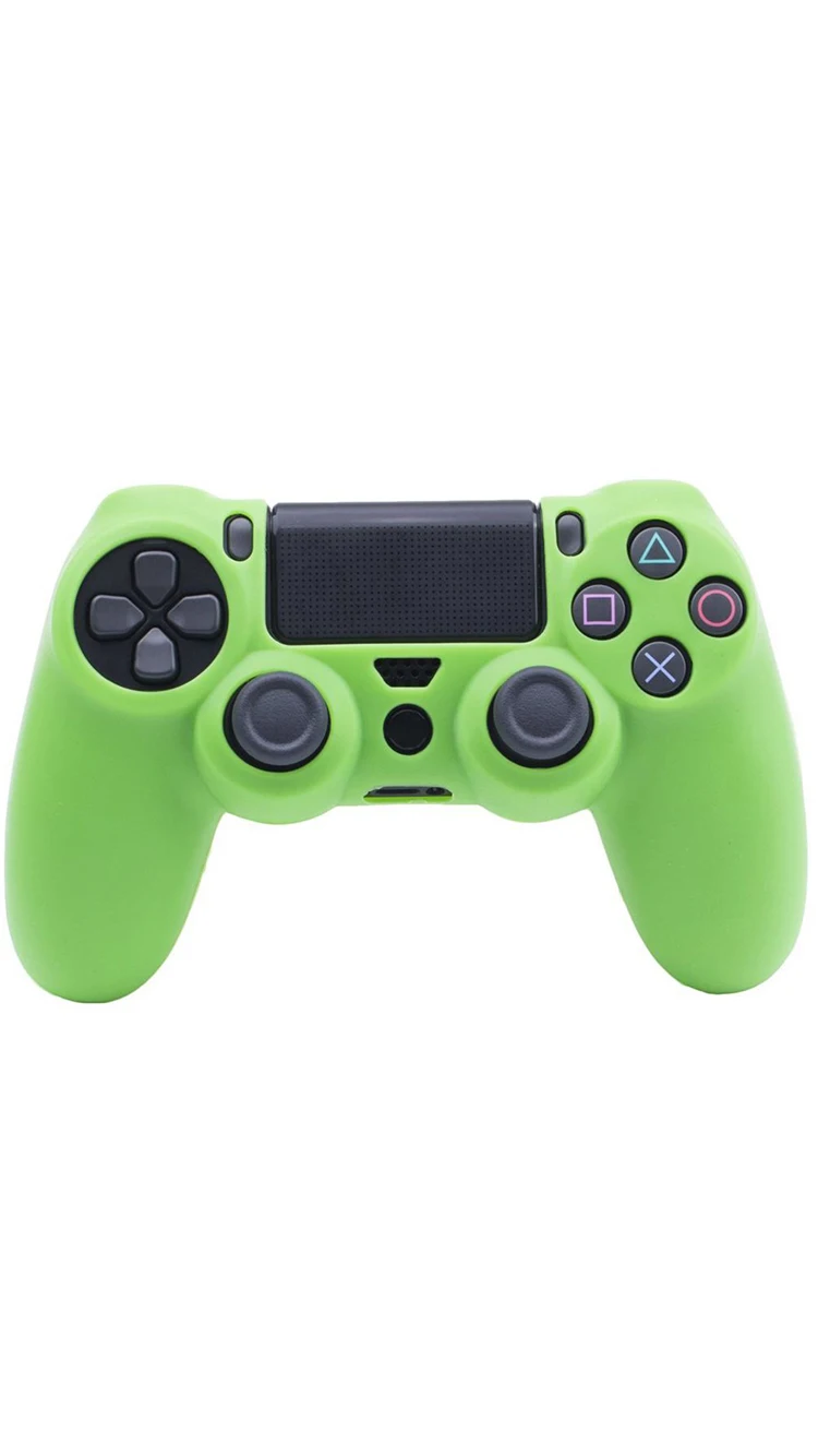 Защитный чехол s для контроллера PS4 силиконовый чехол для контроллера PS4 водонепроницаемый Противопылевой нескользящий корпус игровой консоли - Цвет: Green
