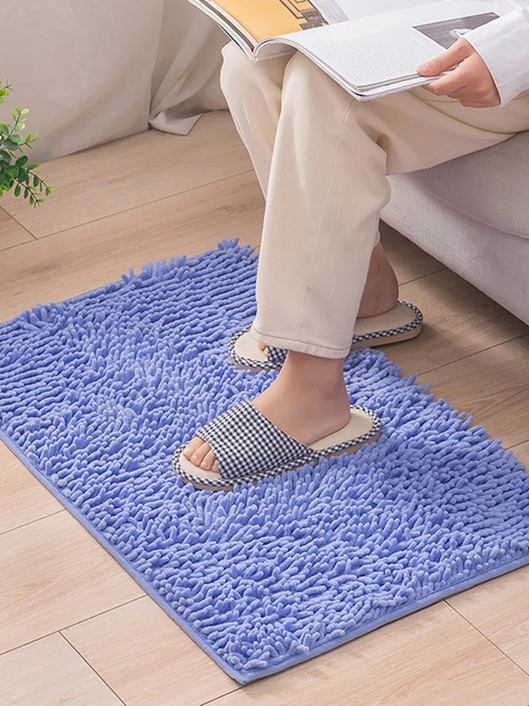 

Мягкий ковер для ванной, противоскользящий ковер для ванной, коврики и коврики для уличной душевой комнаты, синельный напольный коврик для ...