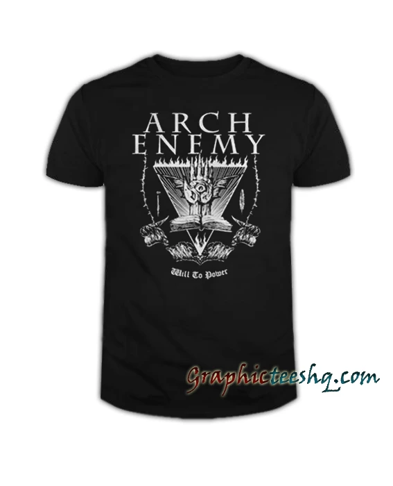 Arch Enemy Will To power футболка Herre t shirt Чемпион winner Футболка мужская брендовая