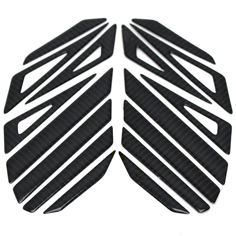 

3D new motorcycle stickers real carbon fiber fish bone paste fuel tank cap protection stickers for Kawasaki KAWASAKI Z900