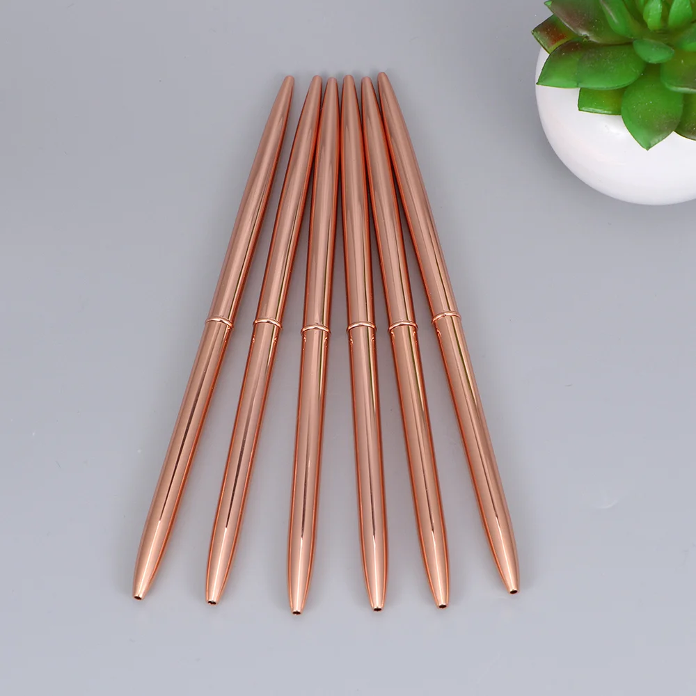 6 шт Двойные головки вращение металлическая шариковая ручка Легкая с синими